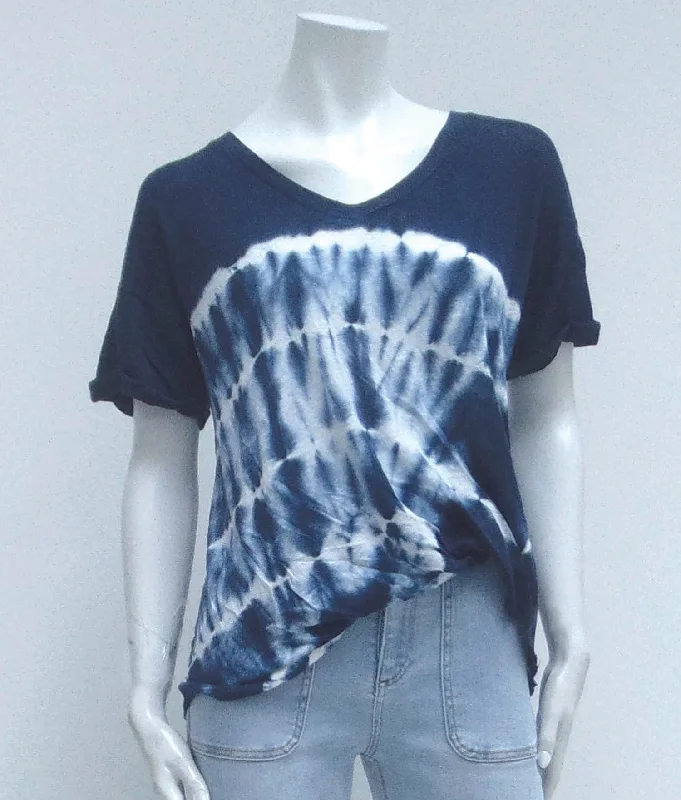 Women's Blouse with V-Shaped CollarWomen's Point Zero Dip Dyed Top