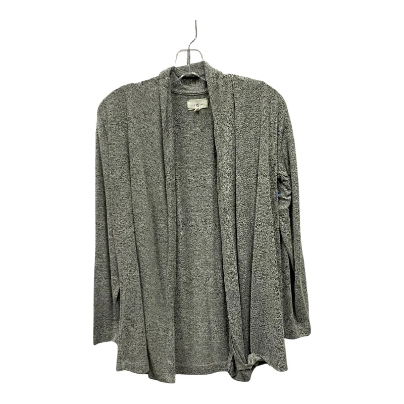 Women's Straight Hem SweatersSweater Cardigan By Lou And Grey In Grey, Size:S