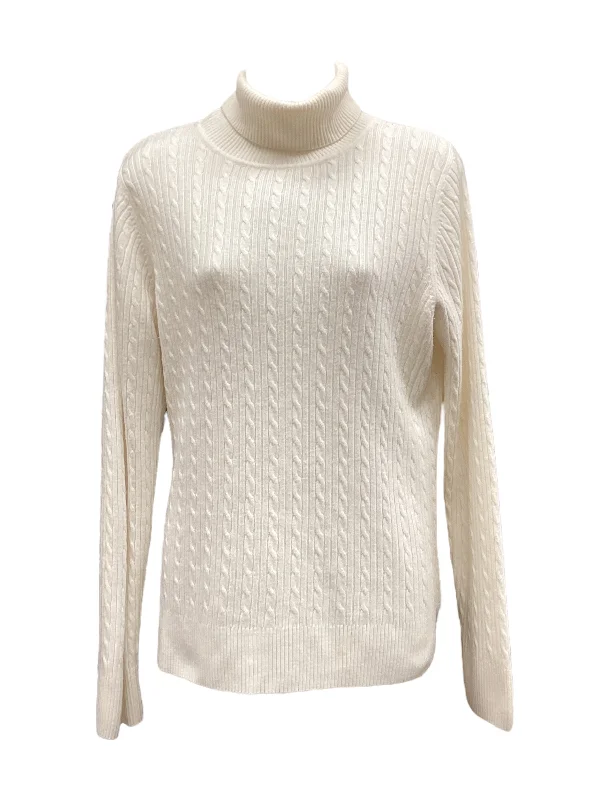 Women's Armenian Wool SweatersSweater By Croft And Barrow In Cream, Size: Xl