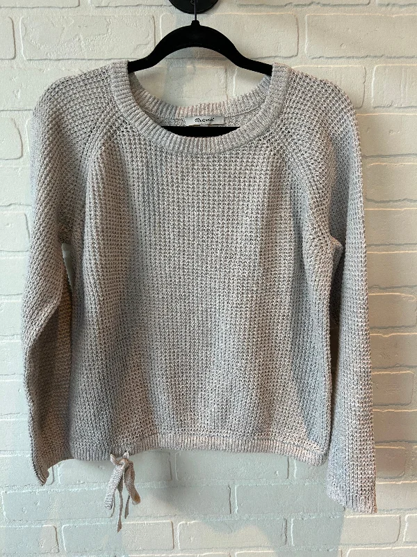 Women's Peter Pan Collar SweatersSweater By Madewell In Grey, Size: M