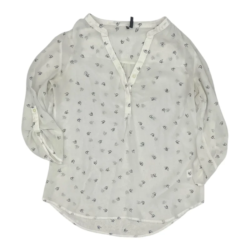 Women's Blouse for ChurchBlouse Ls By Maurices In White, Size:S