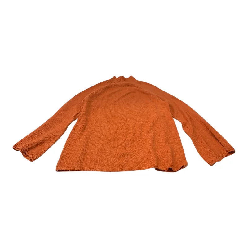 Women's Wide Collar SweatersSweater By Du Jour In Orange, Size: M