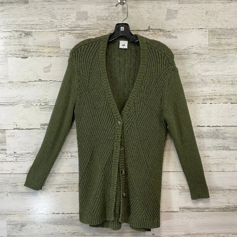 Women's Latvian Wool SweatersSweater Cardigan By Cabi In Green, Size: S