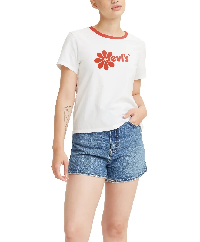 Women's Blouse with Collarless NeckWomen's Levis Graphic Jordie Tee