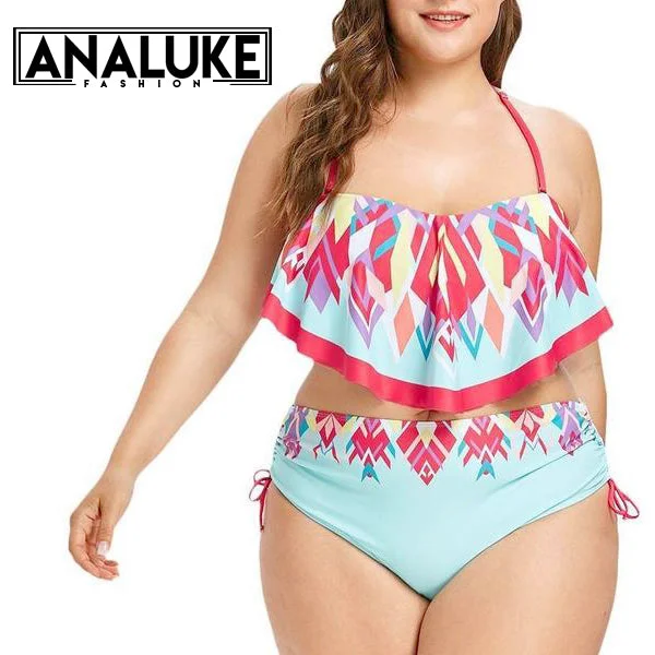 Plus Size Summer Bikini Set