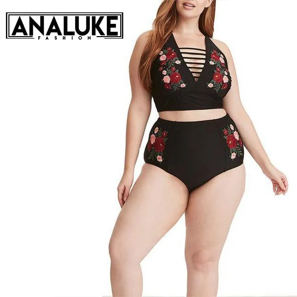 Colorful Flower Push Up Swimsuit