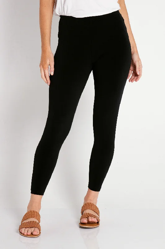 Women's Jodhpurs with DrawstringEvanna Leggings - Black