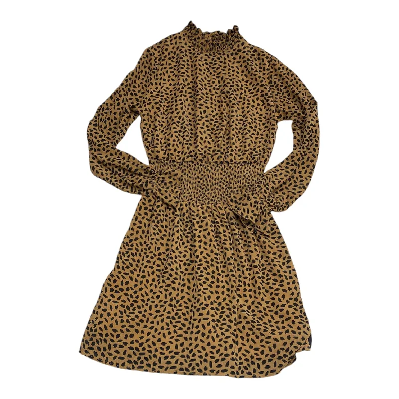 Women's V-Shaped Collar DressesDress Casual Midi By She + Sky In Animal Print, Size: S