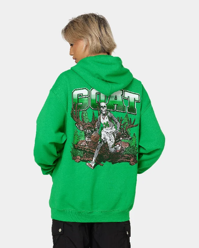 Women's Hooded Sweatshirts with Fitted WaistGoat Crew Buck Hunter Hoodie Black