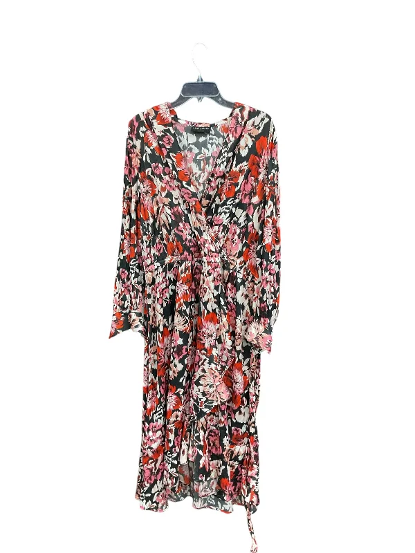 Women's Shawl Collar DressesDress Casual Midi By Lane Bryant In Floral Print, Size: 24