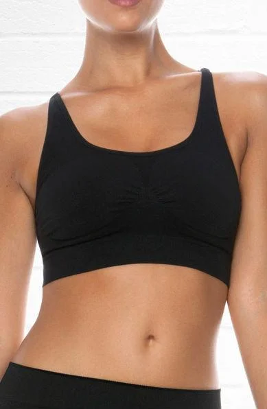 plus-size seamless panties with a full-coverage design and tummy controlControl Body 110705 Sports Bra Nero