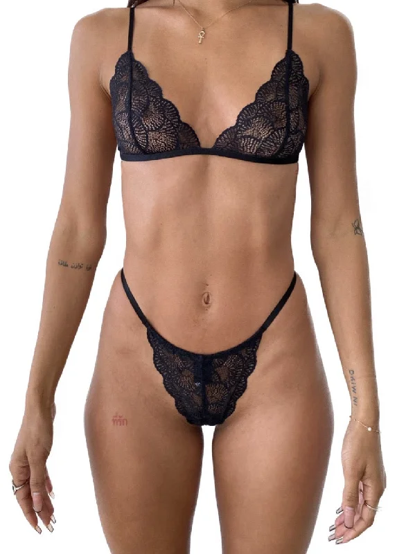 convertible strapless braMidnight Lace G-String