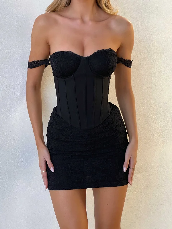 Women's Halter DressesZANA MINI DRESS BLACK