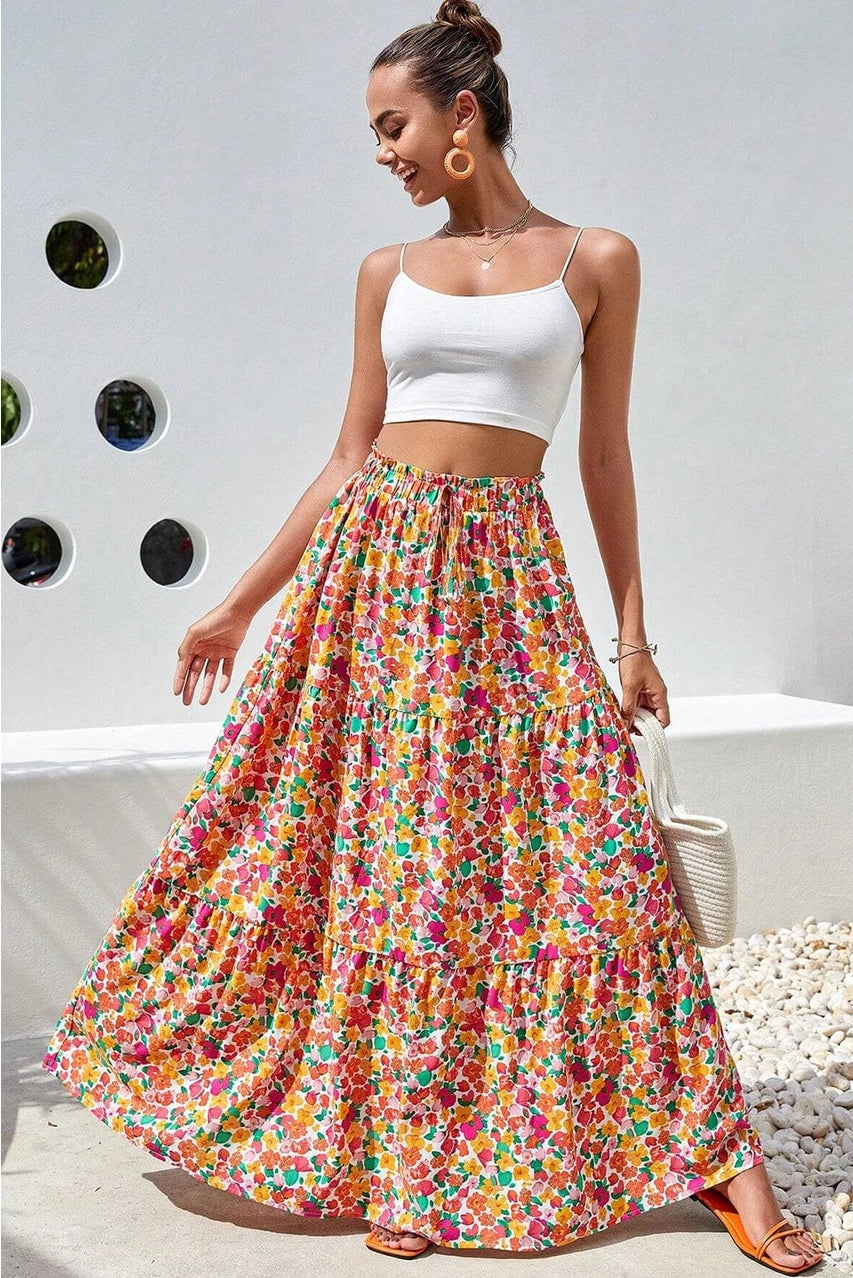 Women's Seamless SkirtsDestiny Floral Skirt- FINAL SALE ITEM