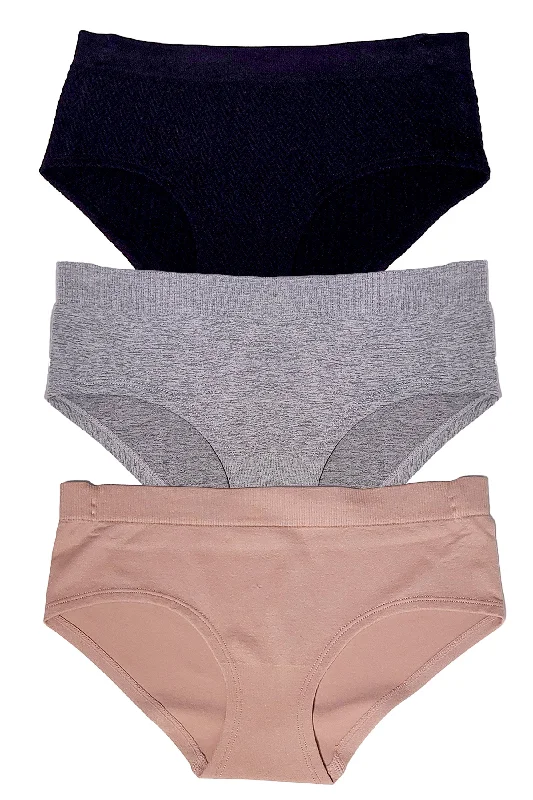 cheeky cut lingerie panties for women3 Pack Seamless Hiphuggers