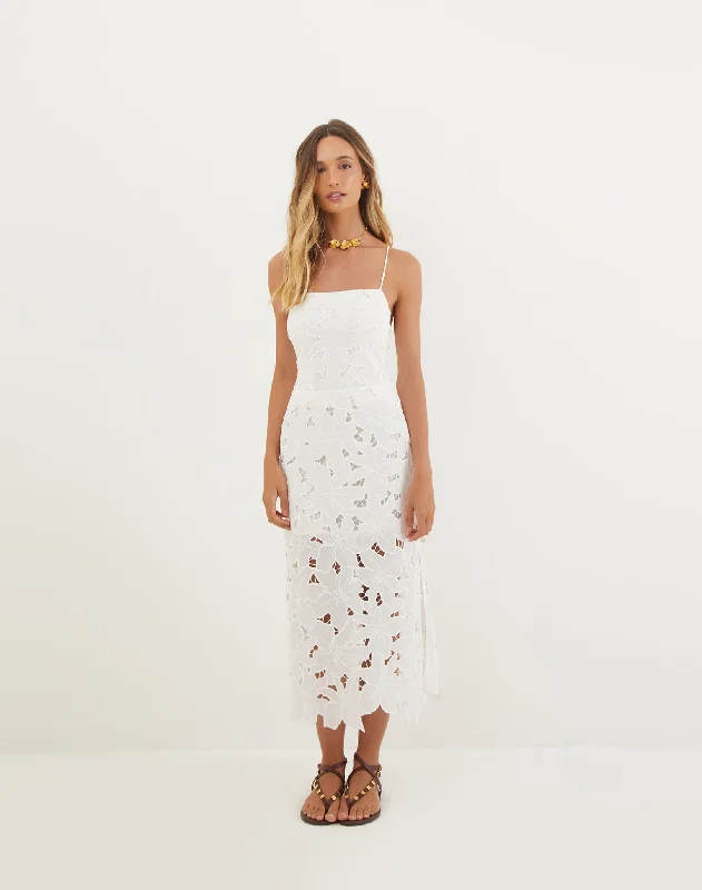 Women's Wrap DressesMei Midi Dress - Off White