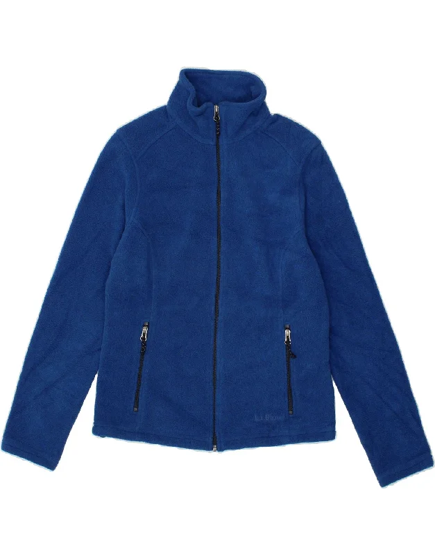 Women's Trench CoatsL.L.BEAN Womens Fleece Jacket UK 6 XS Blue Polyester