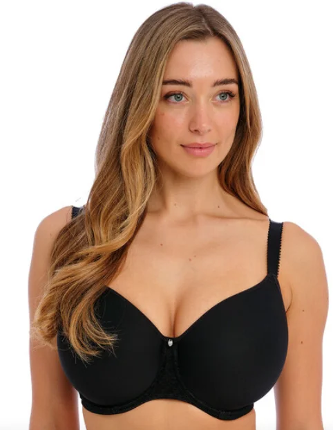 convertible plunge bra with lace trimEnvisage FL6912 Spacer - Black