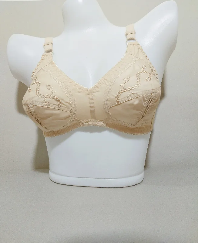 wireless bra with stretch fabricSECRET EXCLUSIVE COTTON Wireless Non Padded Bra