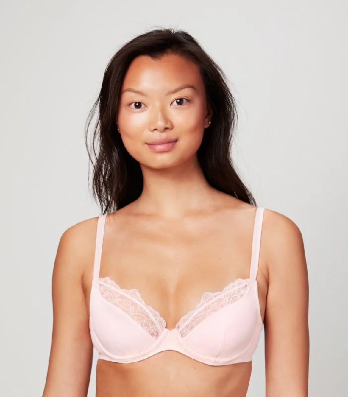 wireless mastectomy bra with soft cupsCrosby Micro-Jersey Plunge