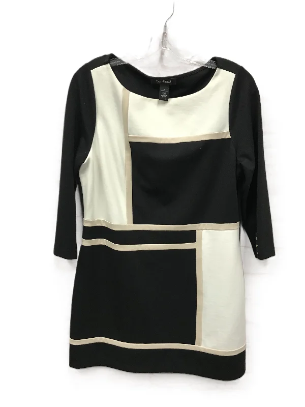 Women's Sweetheart-Back DressesBlack & White Dress Casual Short By White House Black Market, Size: M