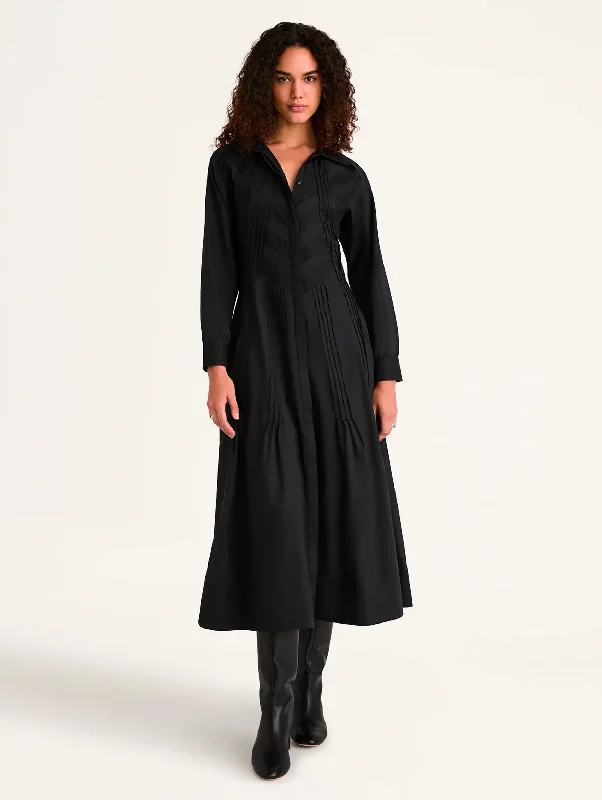 Women's Collarless DressesLiberty Dress in Black