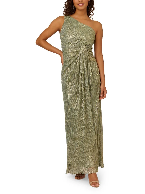 Women's Square-Neck DressesStardust Womens Metallic Long Evening Dress