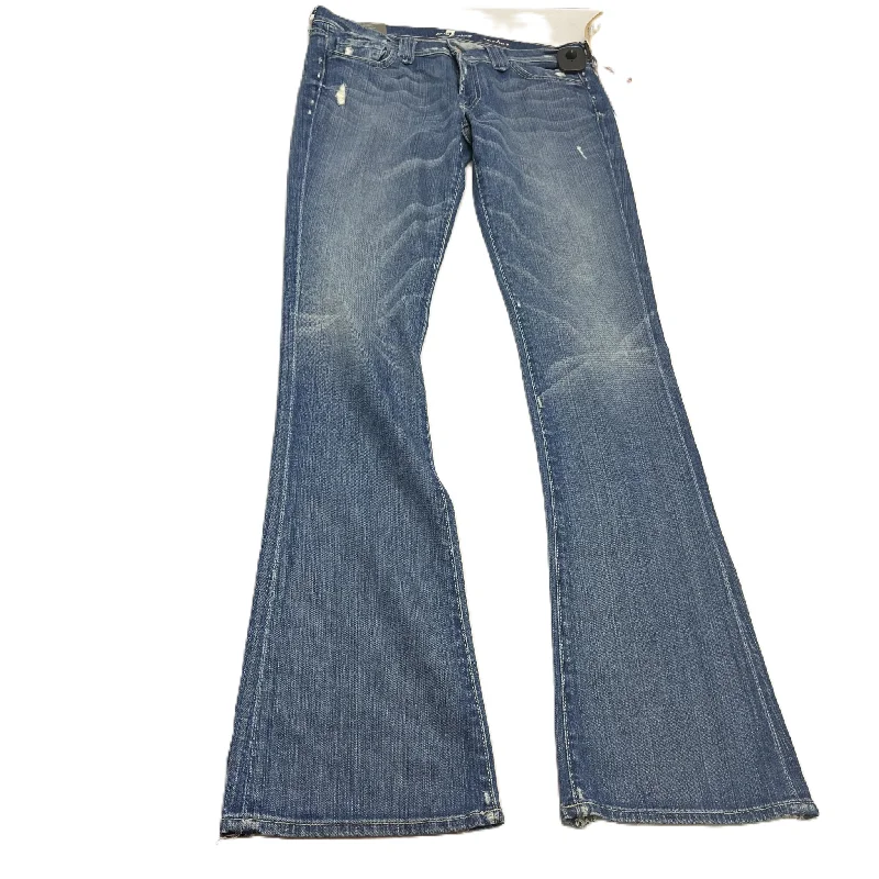 Women's Jodhpurs with Straight LegJeans Boot Cut By 7 For All Mankind  Size: 10