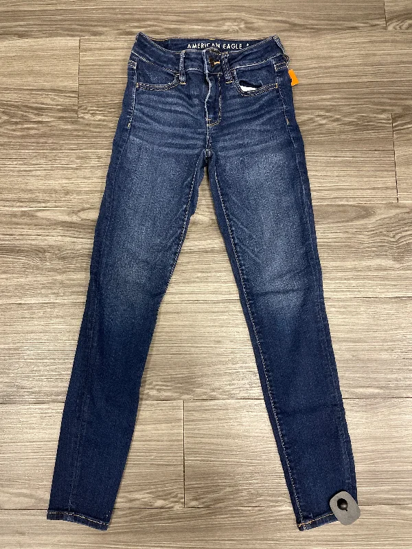 Women's Jodhpurs with V-Shaped CollarJeans Skinny By American Eagle  Size: 0